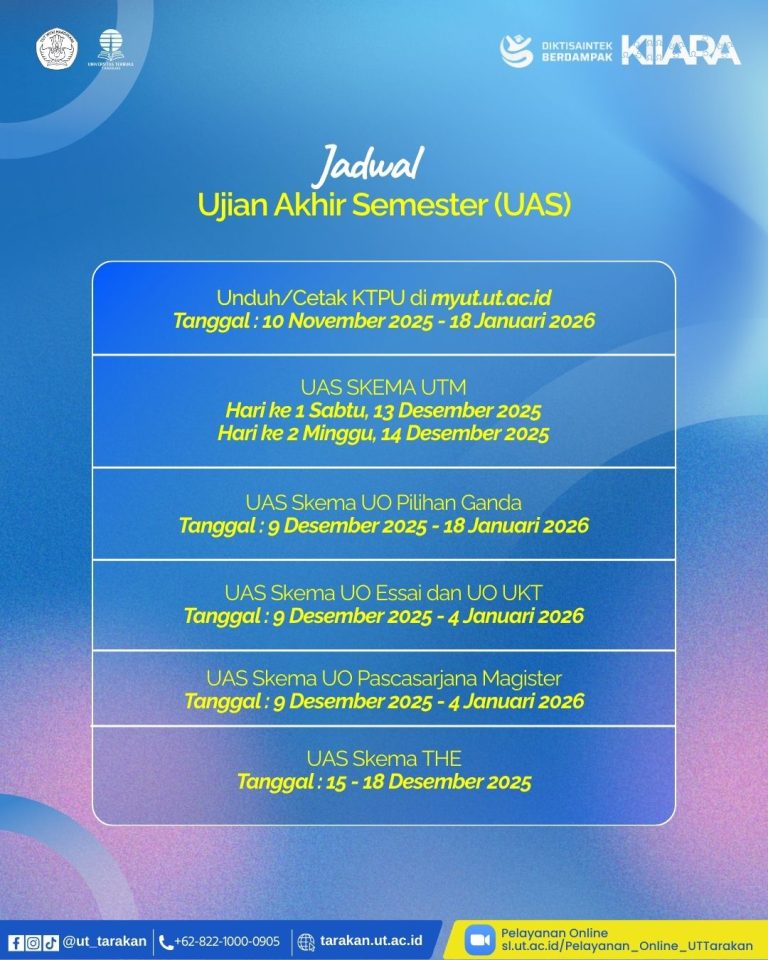 Informasi UAS 2025/2026 Ganjil