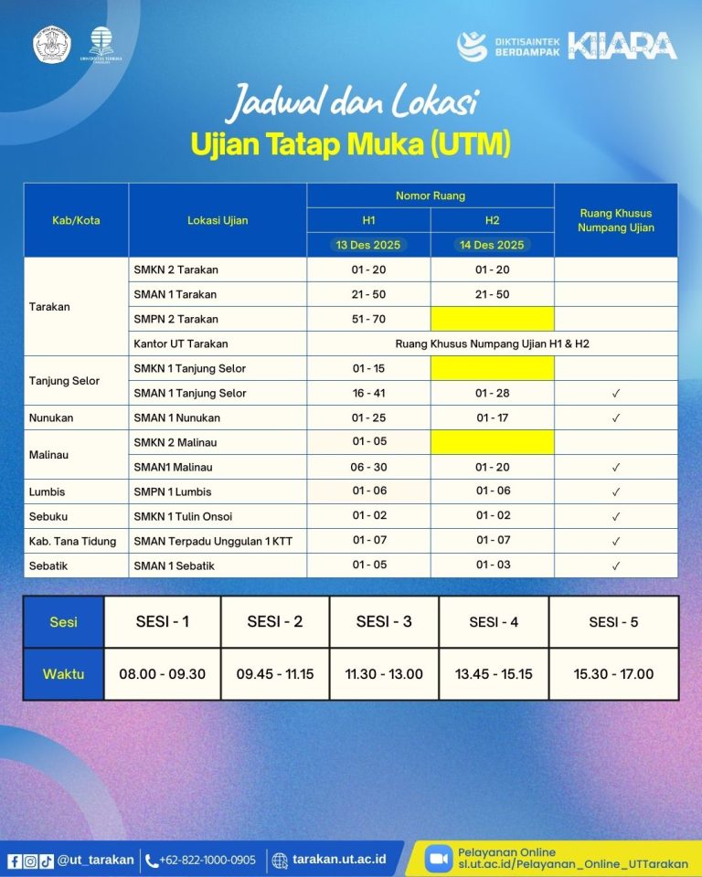 Informasi UAS 2025/2026 Ganjil
