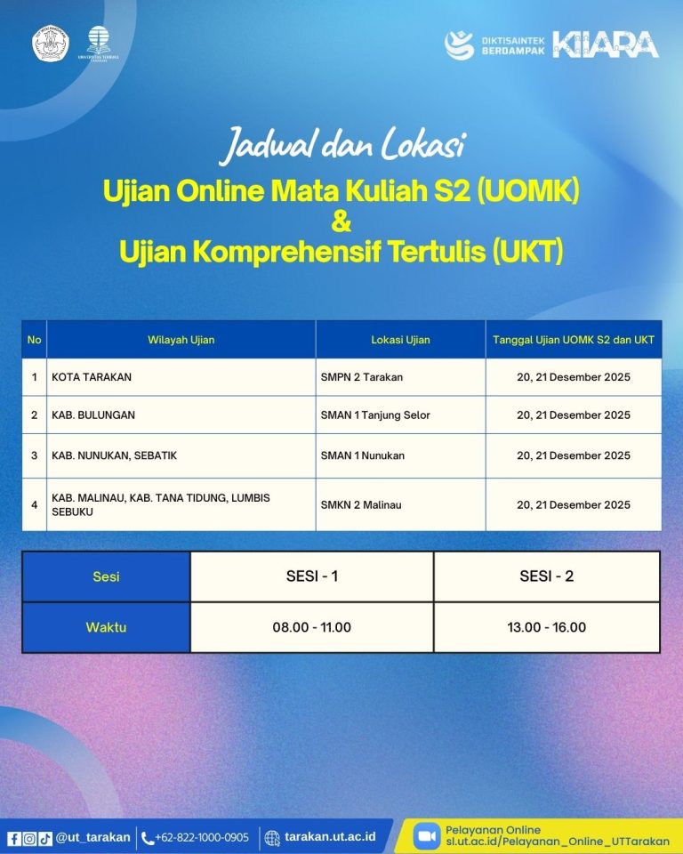 Informasi UAS 2025/2026 Ganjil