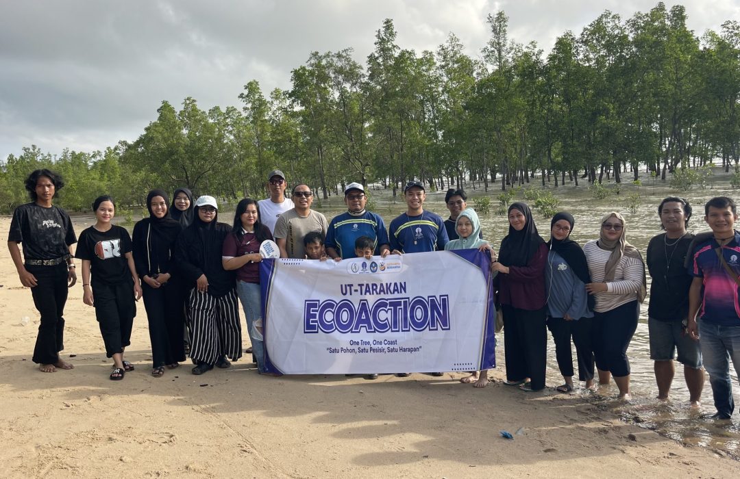 Ormawa UT Tarakan Bersama Pemuda ICMI Kaltara Gelar Eco Action dengan Tema “Satu Pohon, Satu Pesisir dan Satu Harapan”