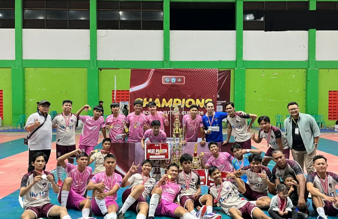 Mahasiswa Universitas Terbuka Tarakan Raih Juara 1 dan Juara 2 Borneo Futsal Cup Piala Bergilir 2026